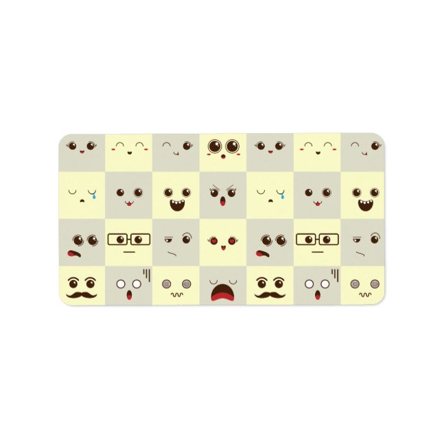 Etiqueta Cara corta (Frente)