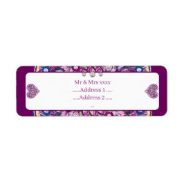 Etiqueta Cardinal red Rosace