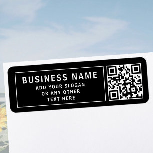 Etiqueta Carga código QR o logotipo Dirección de devoluci