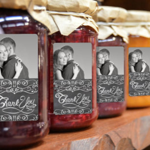 Etiqueta Cariño Jelly Jar Labels Boda. Gracias