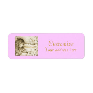 Etiqueta Carousel Dreams Pink Small Address Labs