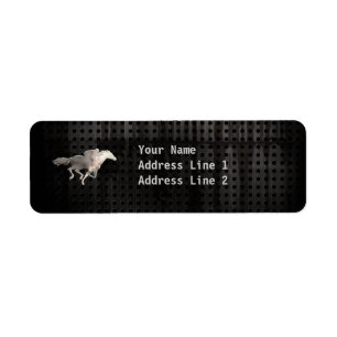 Etiqueta Carrera de caballos rugosa