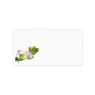 Etiqueta Carrusel Animal Frog Photo Paper Stationery