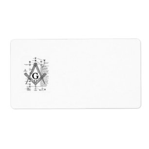 Etiqueta Carta de grados masónicos