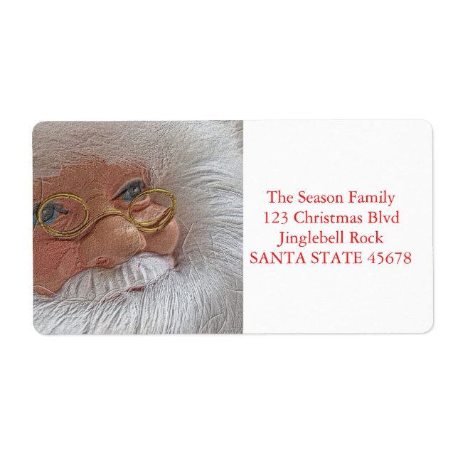 Etiqueta Carta de Santa Navidades (Frente)