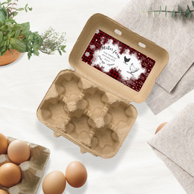 Etiqueta Cartel de huevos de Navidad de invierno con copas  (Subido por el creador)
