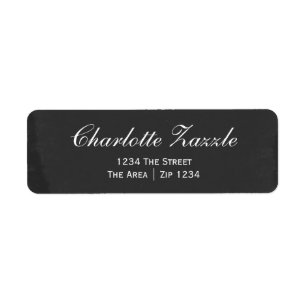 Etiqueta Cartucho Con Texto Blanco
