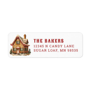 Etiqueta Casa Sweet Gingerbread
