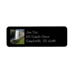 Etiqueta Cascada Vernal I en el Parque Nacional Yosemite