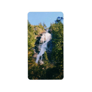 Etiqueta Cascadas Shannon, Squamish, Canadá