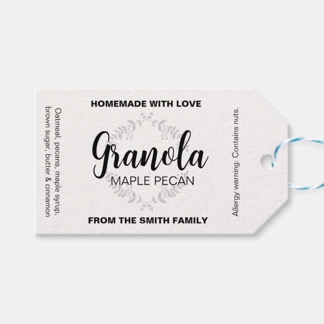 Etiqueta Casera Personalizable Comida_01a (Frente (Horizontal))