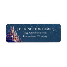 Castillo de hadas adornadas