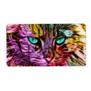 Etiqueta Cat Kitten Artsy