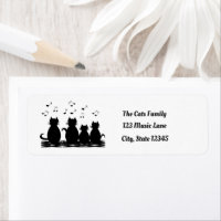 Caterwauling Familia de gatos musicales, personali