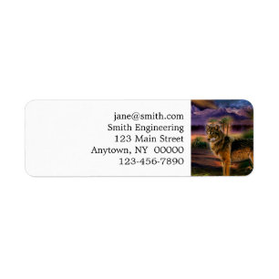 Etiqueta Caza de lobos en la montaña