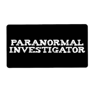 Etiqueta Caza fantasma de investigador paranormal