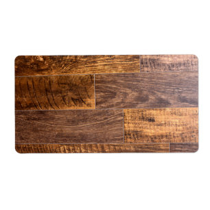 Etiqueta Cedar Planks   patrón rústico de grano de madera