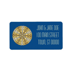 Etiqueta Celestial Sun Address Label