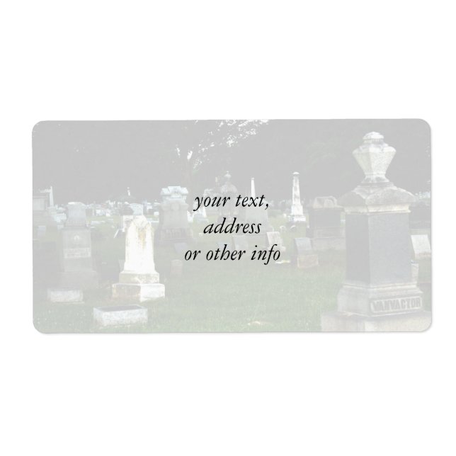 Etiqueta Cementerio antiguo (Frente)