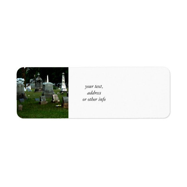 Etiqueta Cementerio antiguo (Frente)