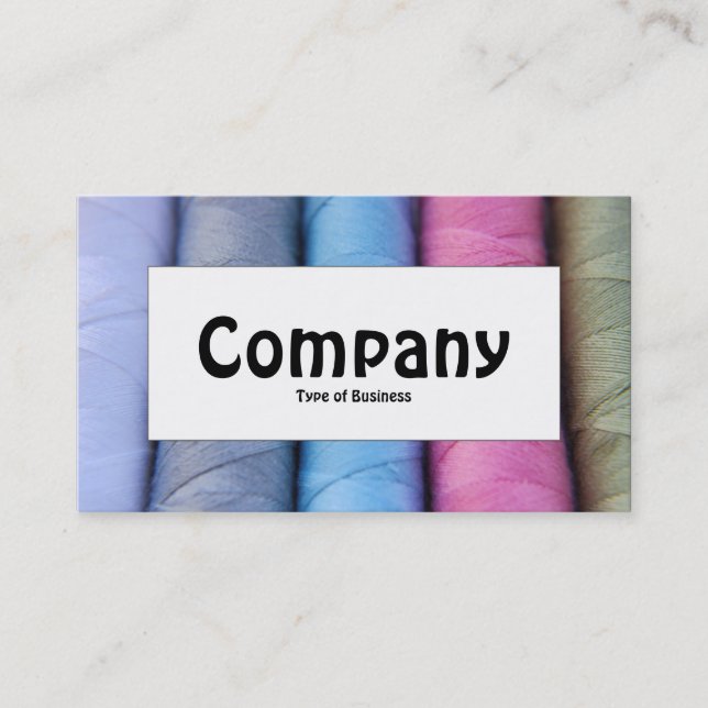 Etiqueta central - bobinas de algodón (Anverso)