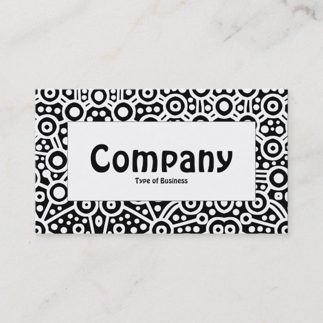 Etiqueta central - Cursos alienados II - Negro (Anverso)