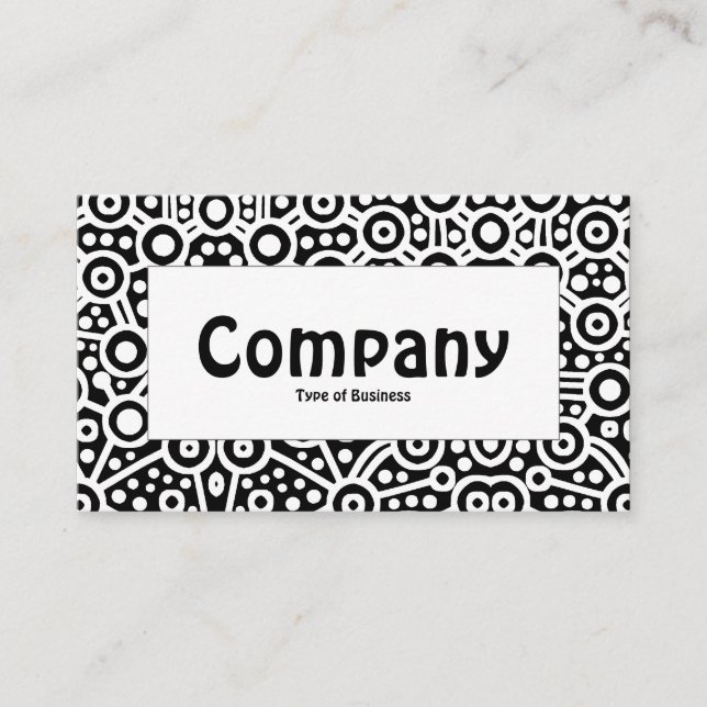 Etiqueta central - Cursos alienados II - Negro (Anverso)