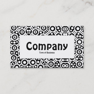 Etiqueta central - Cursos extranjeros - Negro