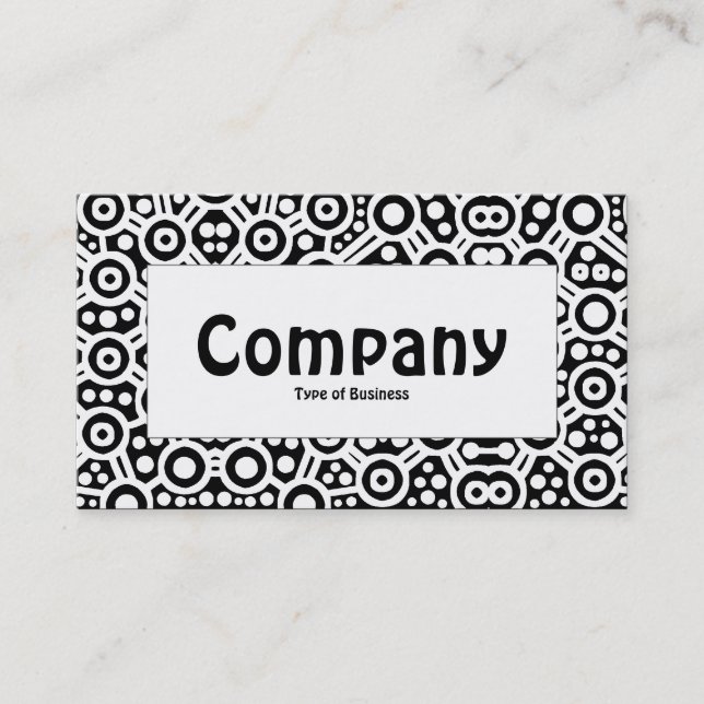 Etiqueta central - Cursos extranjeros - Negro (Anverso)