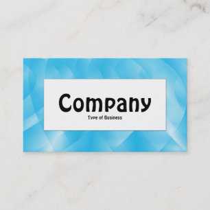 Etiqueta central - Curvas azules