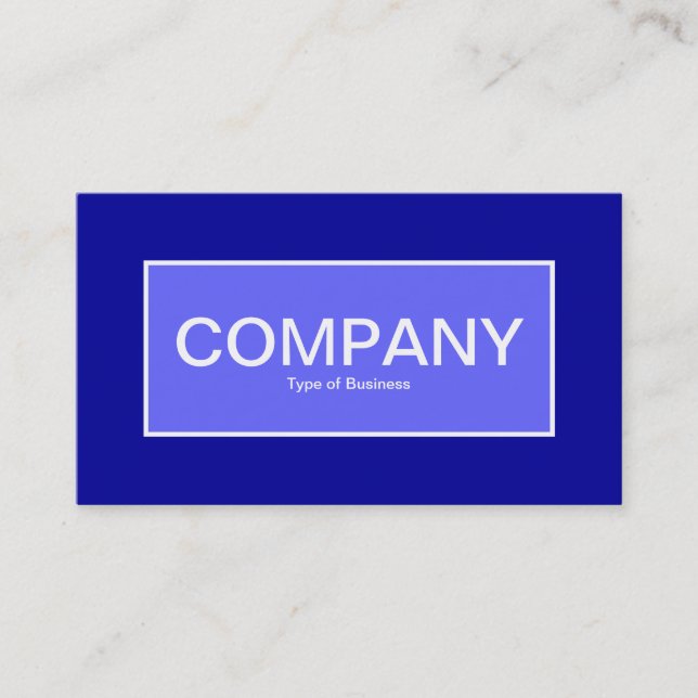 Etiqueta central II - Azul eléctrico con azul 0000 (Anverso)