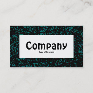 Etiqueta central - Líneas abstractas - Verde mosca