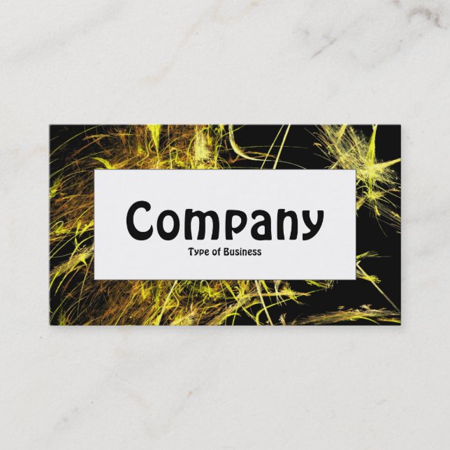 Etiqueta central - Llama fractal 02 (Anverso)