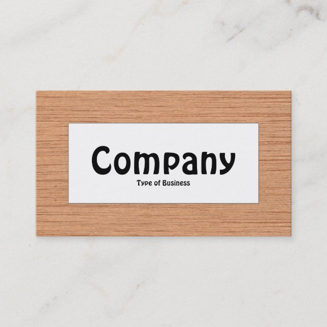 Etiqueta central - Madera 06 (Anverso)