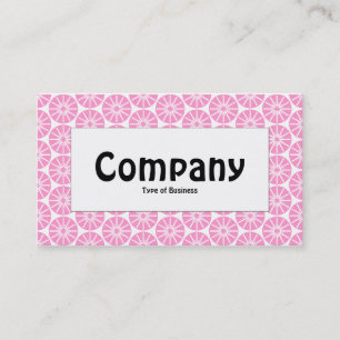 Etiqueta central - Rueda de estrella - rosa