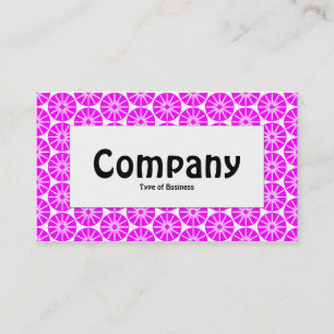 Etiqueta central - rueda estrella - magenta