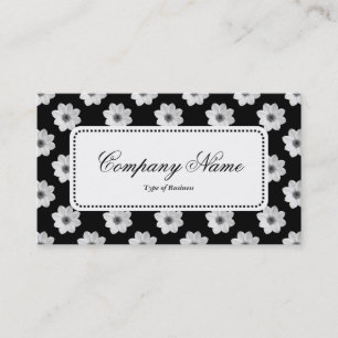 Etiqueta central v5 - Modelo de Dahlia B&W