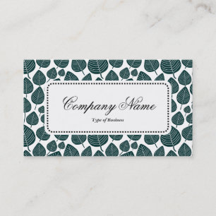 Etiqueta central v5 - Patrón hoja 02 - Verde oscur