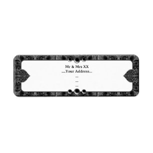 Etiqueta Ceramic Lace Black