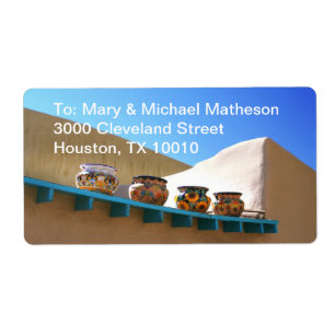 Etiqueta Cerámica en Adobe Wall