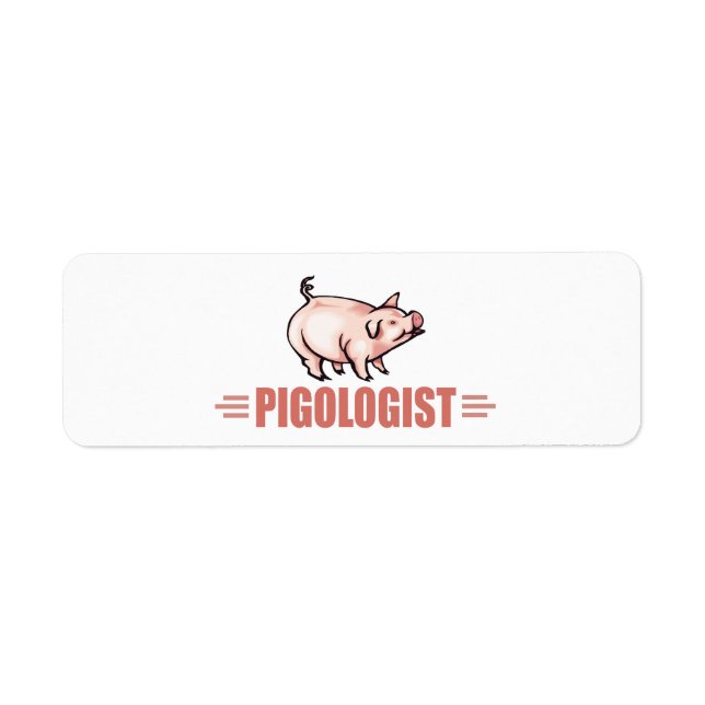 Etiqueta Cerdos humorísticos (Frente)