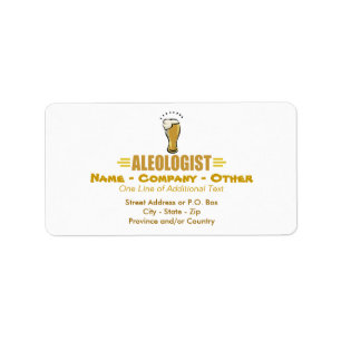 Etiqueta Cerveza Divertida