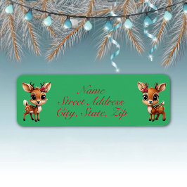 Etiqueta Cerveza floral, Amanecer floral, Perro, Reno 🦌 🎄