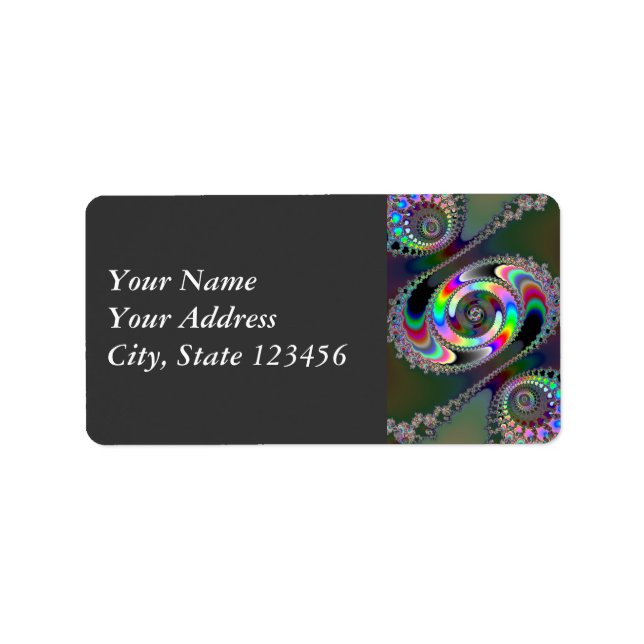 Etiqueta Chainsaw - Fractal (Frente)