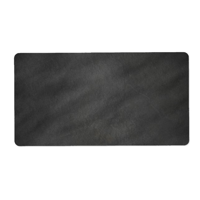 Etiqueta Chalkboard Blackboard Fondo estilo retro (Frente)
