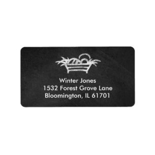 Etiqueta Chalkboard Manger