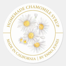 Etiqueta Chamomile moderna