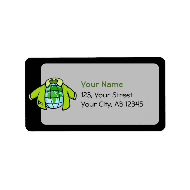 Etiqueta Chaqueta de Globe (Frente)