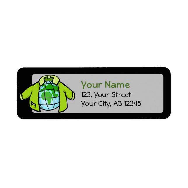 Etiqueta Chaqueta de Globe (Frente)