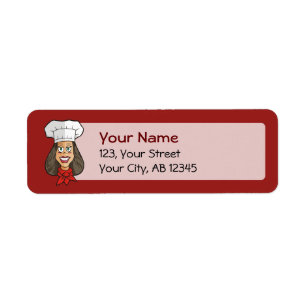 Etiqueta Chef femenino